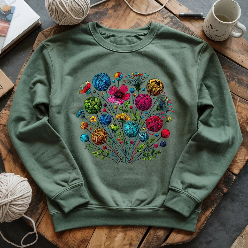 Blooming Yarn Sweatshirt