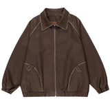 Caught A Crush Collar Bomber Jacket