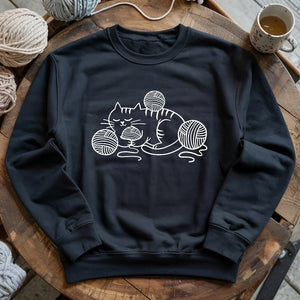 Cat And Yarn Sweatshirt