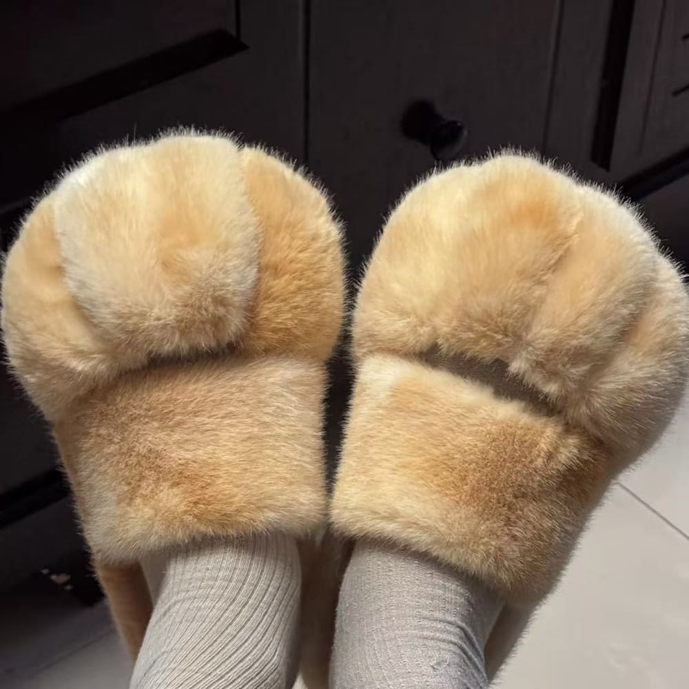 Cat Paw Furry Slippers