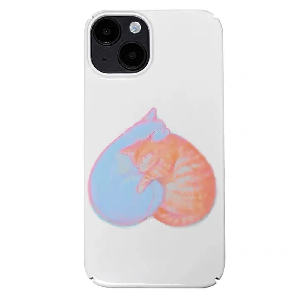 Cats Yin Yang iPhone Case