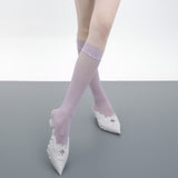 Coquette Lace Mesh Knee Socks