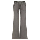 Downtown Girl Drawstring Denim Pants