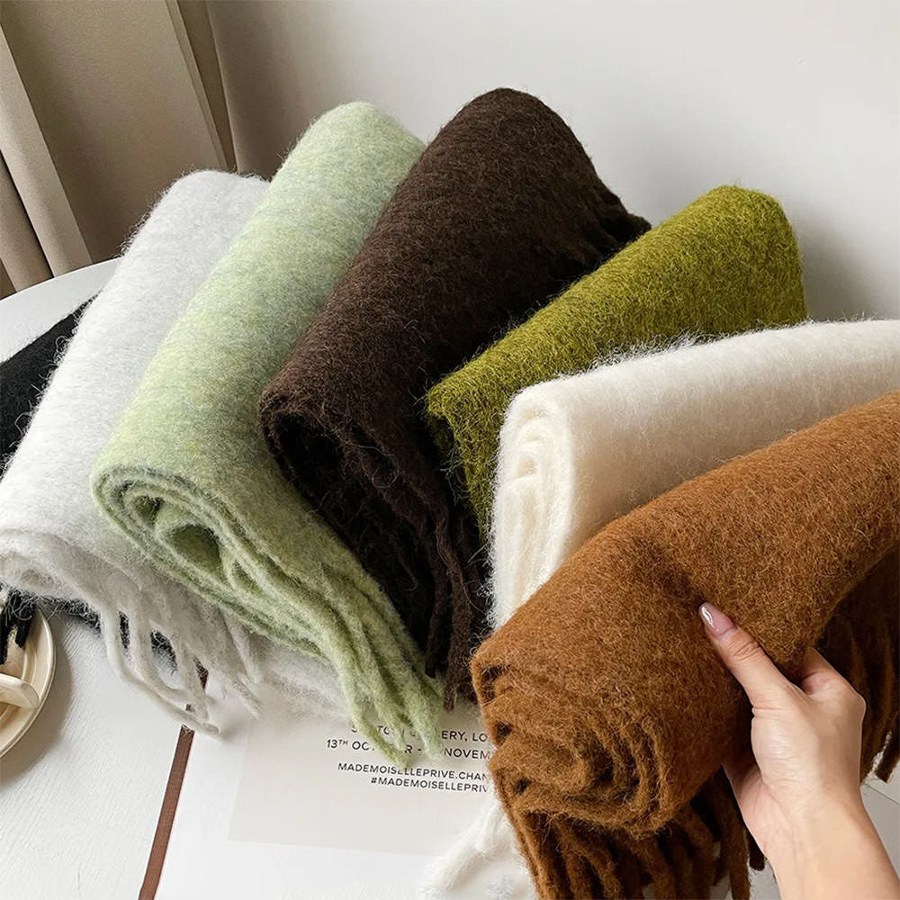 Earth Tones Wool Scarf