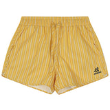 Elastic Waist Pinstriped Shorts