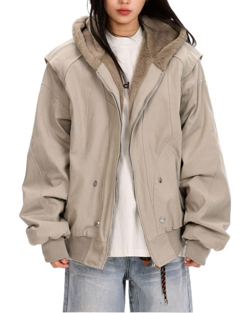 Gossip Team Fleece Bomber Jacket