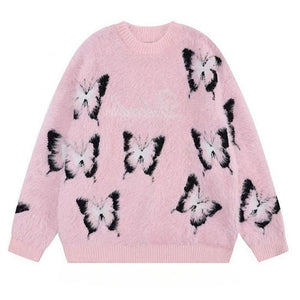 Fluffy Butterfly Sweater