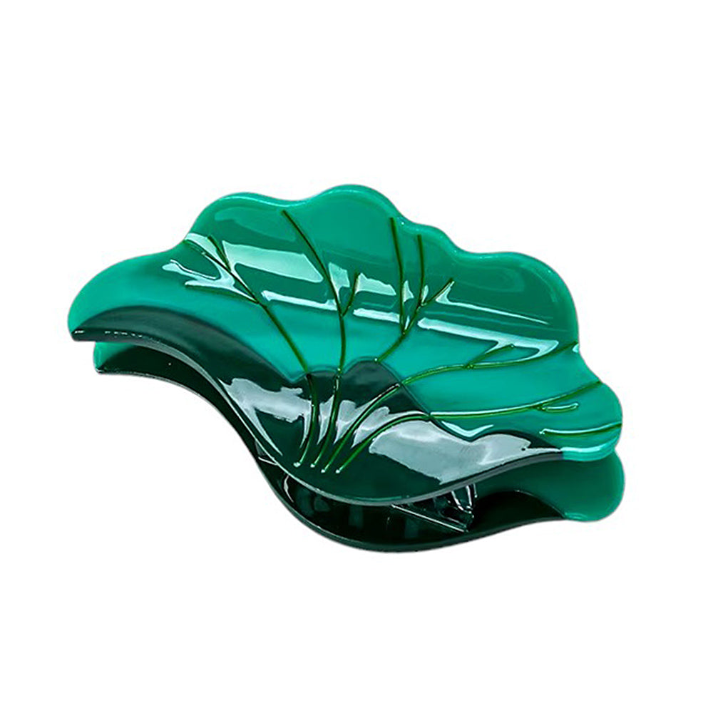 Green Lotus Leaf Hair Claw