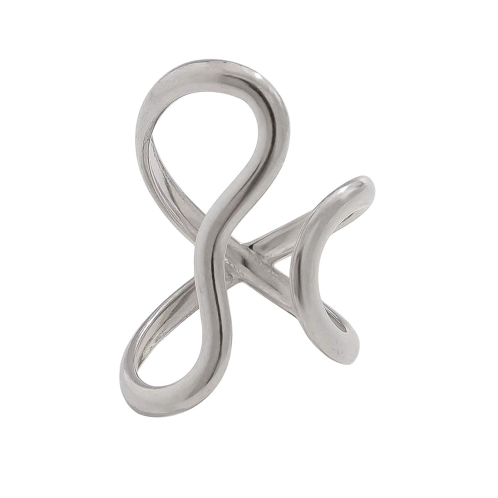 Infinity Twist Oversized Ring
