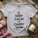 Keep Calm Carry Yarn T-shirt