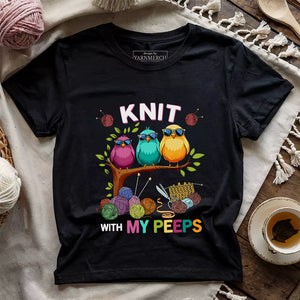 Knit W/ My Peeps T-shirt