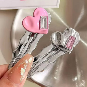 Korean Style Heart Hair Clips