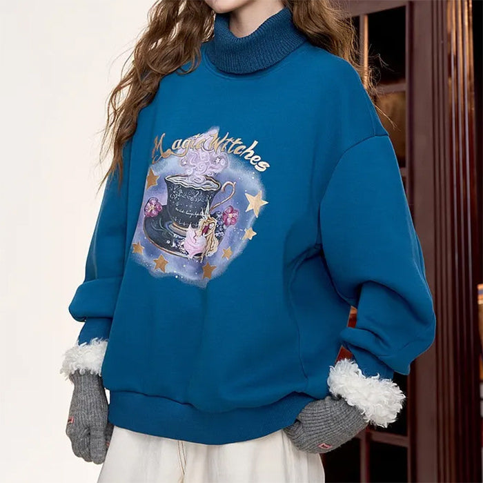 Magic Witches Printed Sweatshirt