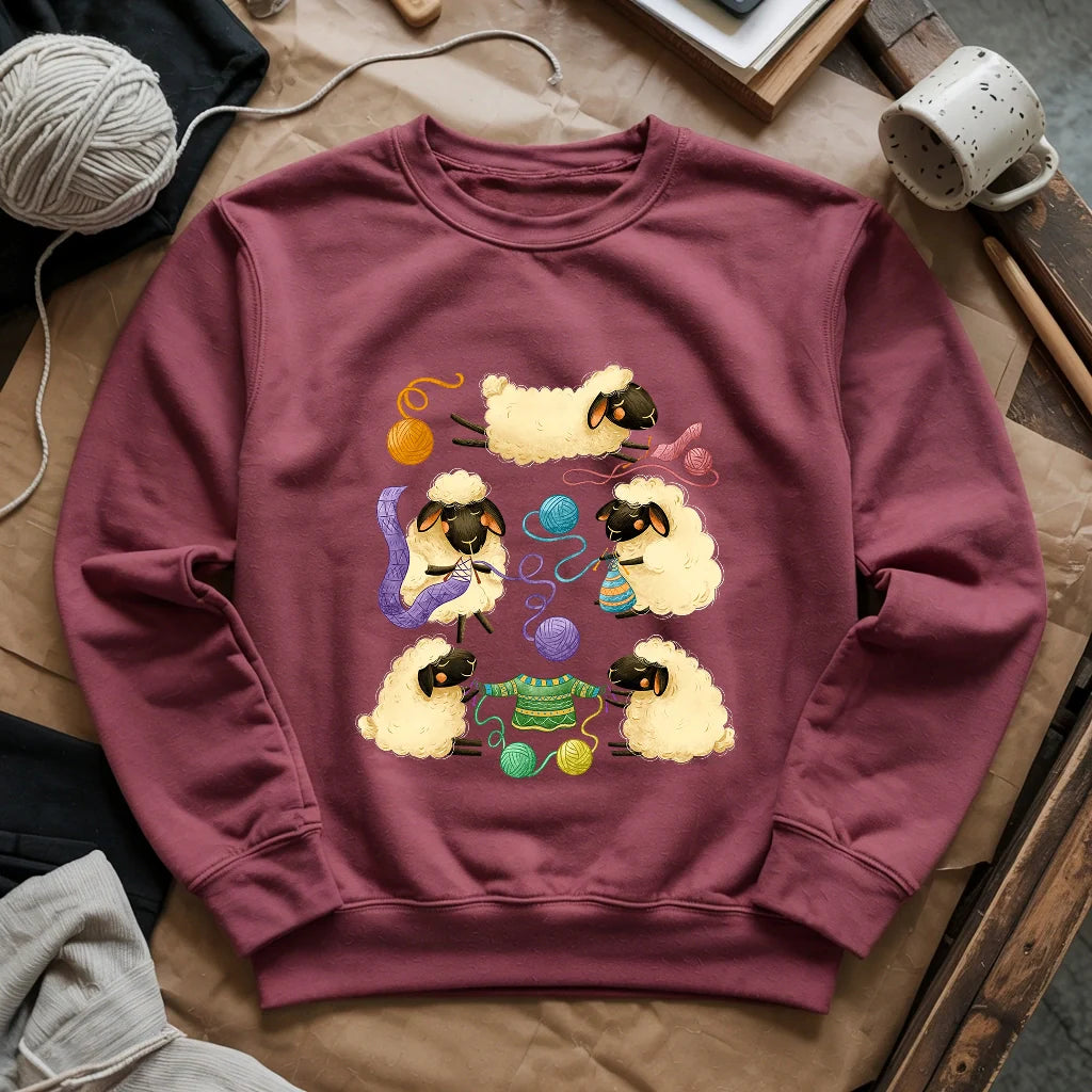 Sheep Knitter Sweatshirt