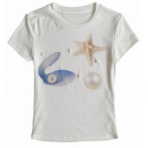 Mermaidcore Aesthetic Graphic Tee