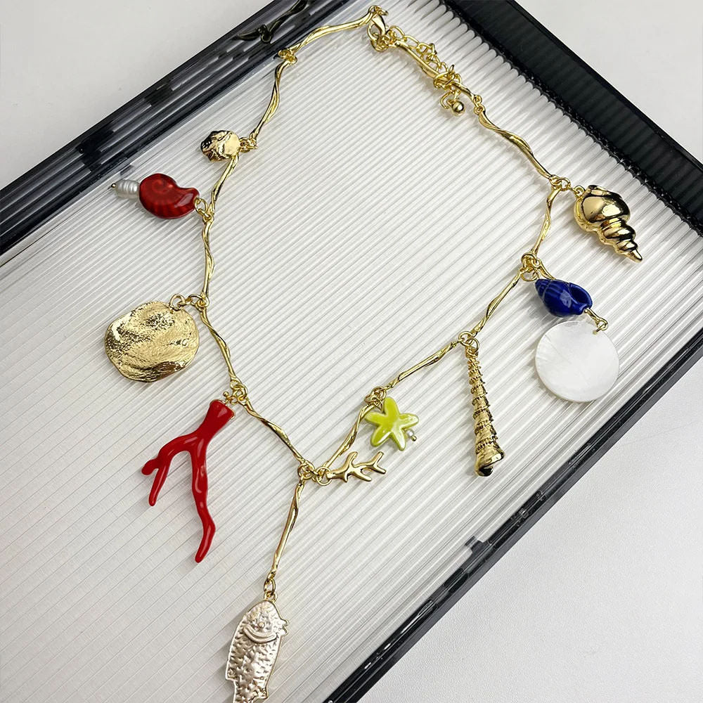 Mermaidcore Aesthetic Pendant Necklace