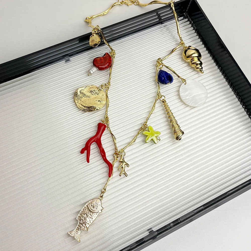 Mermaidcore Aesthetic Pendant Necklace