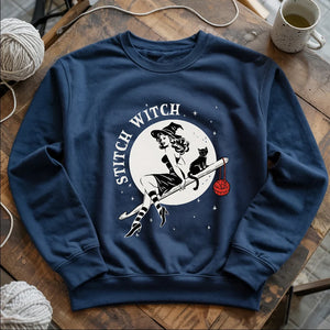 Crochet Stitch Witch Sweatshirt