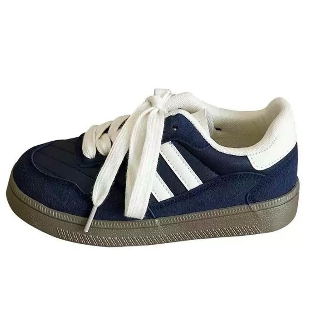 Saturday School Sneakers in Navy