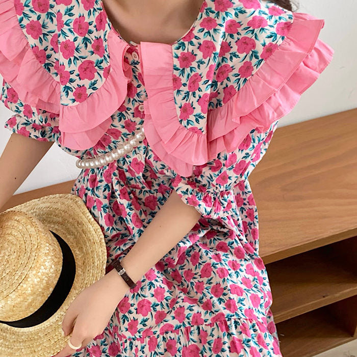 Secret Garden Collar Floral Dress