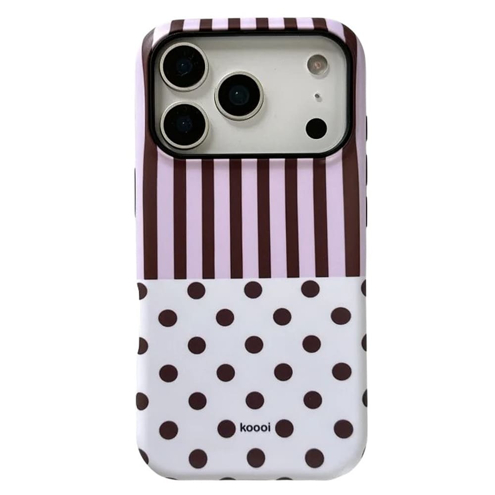 Polka Dot & Stripes iPhone Case