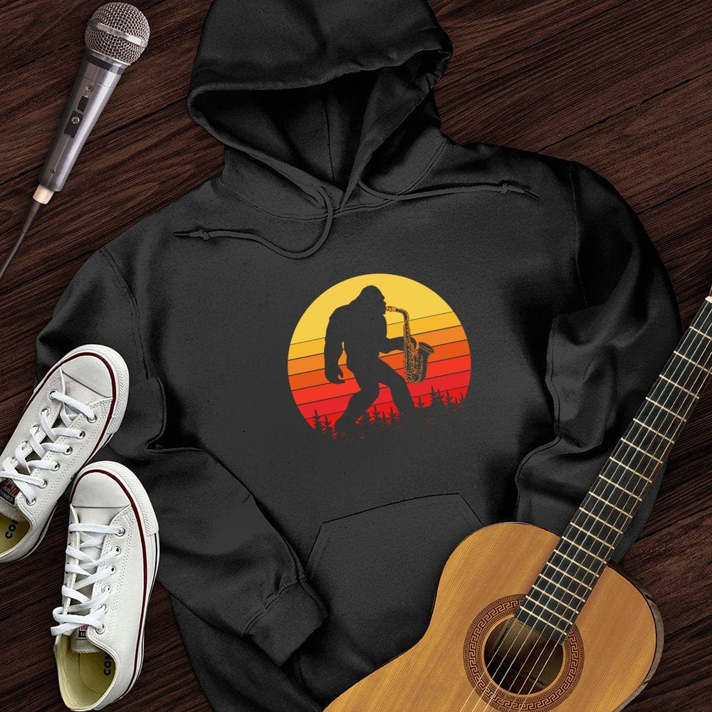 BigFoot Playing Sax Hoodie