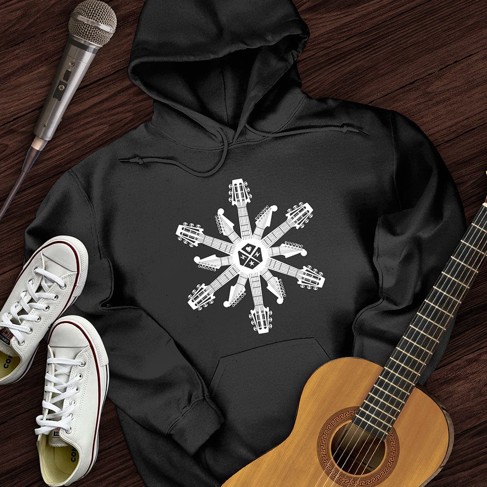 Guitar Snowflake Hoodie