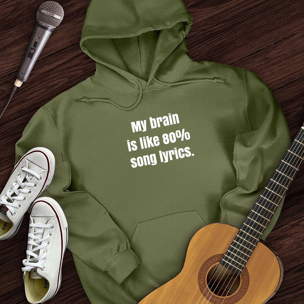 Brain of Lyrics Hoodie