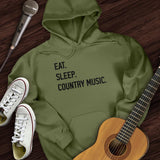 Eat, Sleep, Country Hoodie