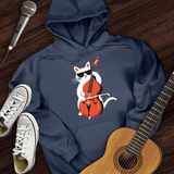 Cat Playing Cello Hoodie