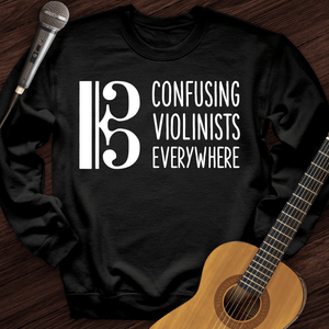 Confusing Violinists Crewneck