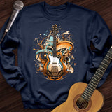 Guitar Steampunk Crewneck