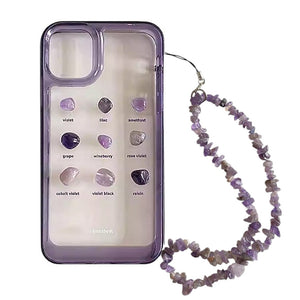 Purple Crystal Aesthetic iPhone Case