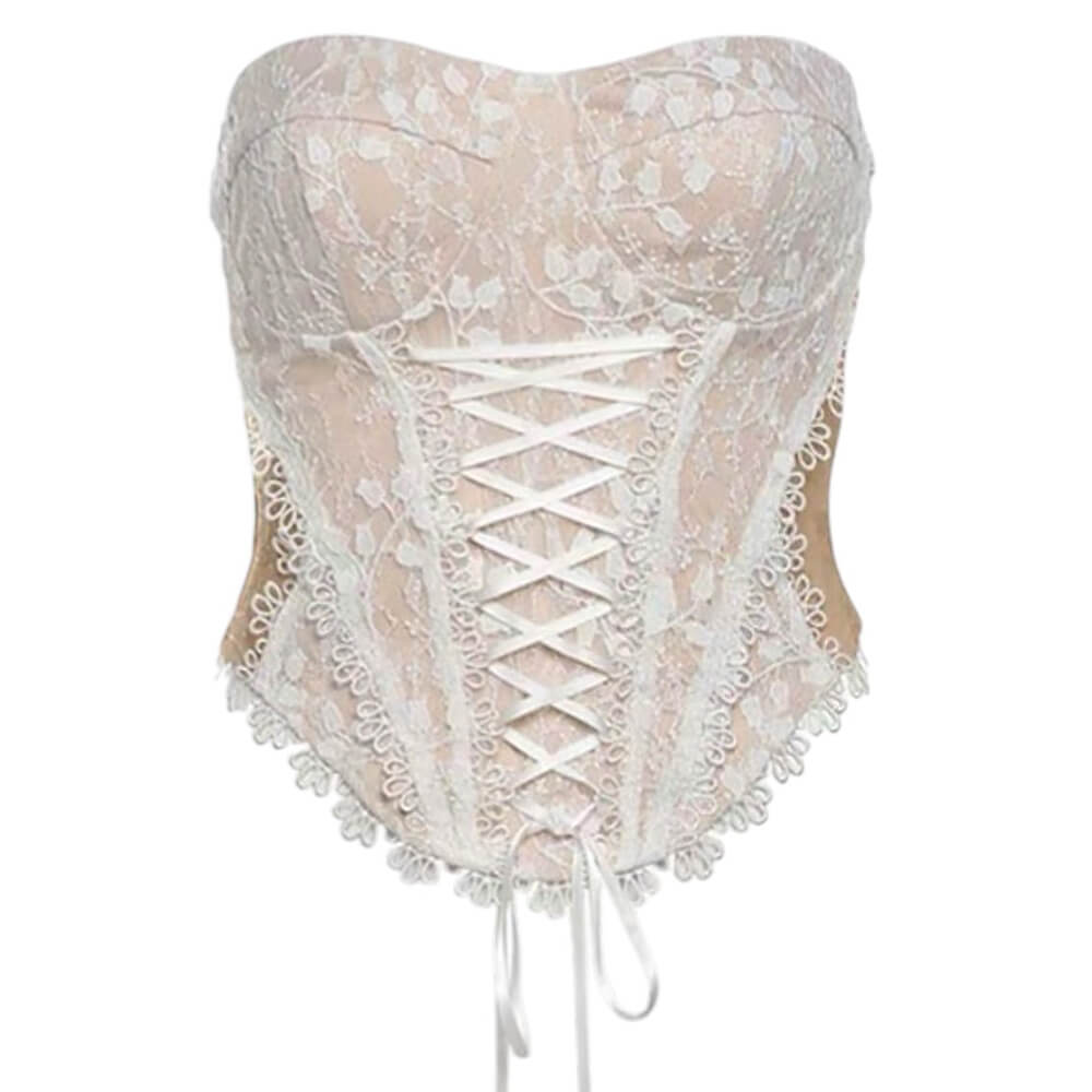 Hopeless Romantic Lace Corset Top