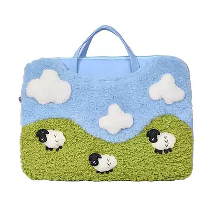 Sheep Embroidery Aesthetic Handbag