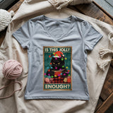 Is This Jolly Enough Lady V-neck