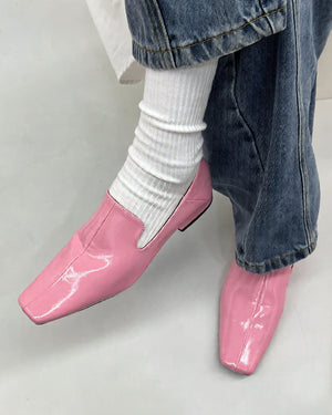 Dancing Life Square Toe Flat Loafers