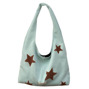 Star Patch Tote Bag