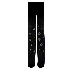 Star Girl Rhinestone Tights
