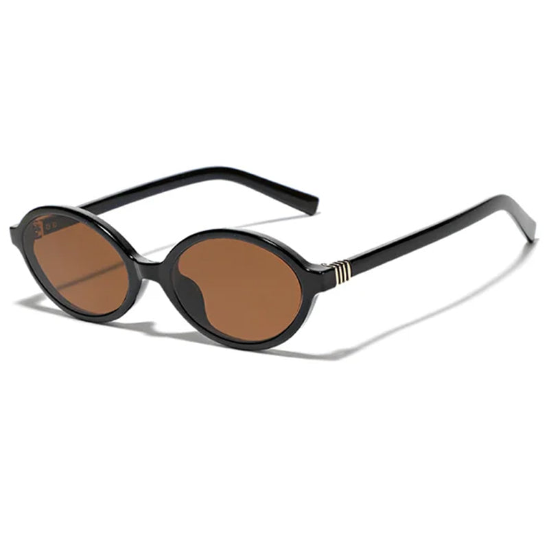 Tinted Lens Oval Sunglasses