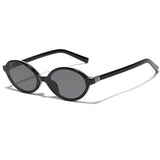 Tinted Lens Oval Sunglasses