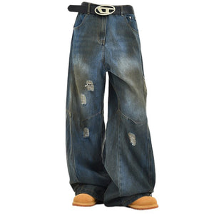 90s Distressed Baggy Jeans