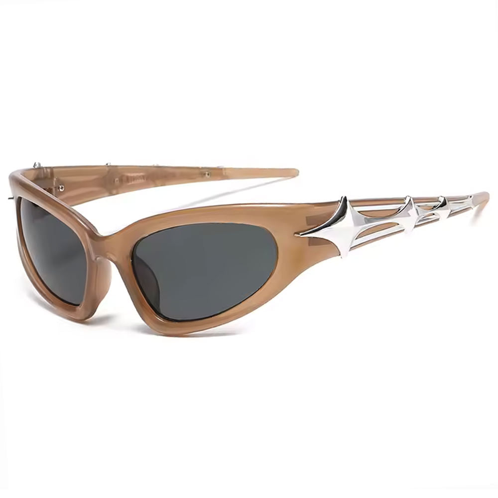 Y2K Futuristic Star Sunglasses